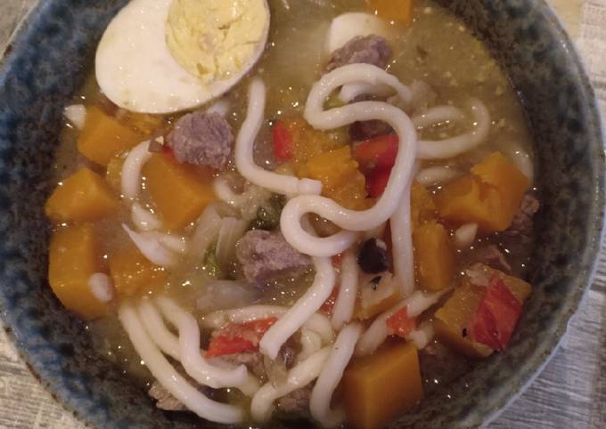 Ramen de ternera al estilo europeo