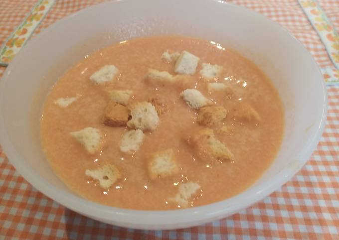 Sopa o crema fría de garbanzos