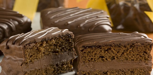 Pão de Mel com Recheio de Mousse de Chocolate !