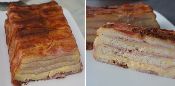 Pan de molde con jamón, queso y bacon, Si te gusta dinos HOLA y dale a Me Gusta MIREN …