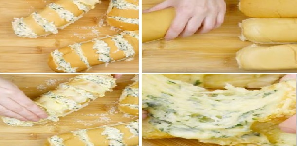 Receta de pan de ajo con baguettes, Si te gusta dinos HOLA y dale a Me Gusta MIREN …