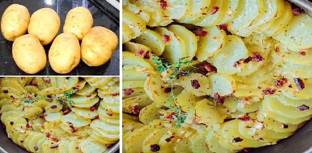 Después de hacer estas papas gratinadas caseras su hambre pasará para siempre!