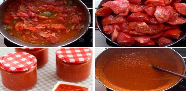 Cómo hacer salsa de tomate frito casera y fácil. Una de las conservas perfectas que va a aprender para toda su vida!