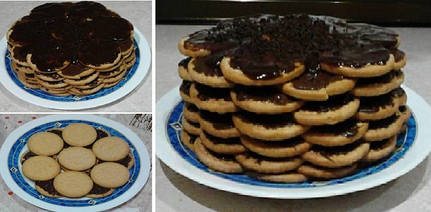 Después que empecé hacer esta TARTA de galletas con chocolate para mis amigos, no quieren salir mas de mi casa, Socorro!!!