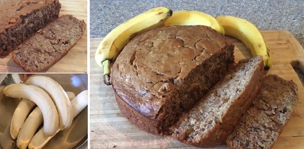 Me Quedo Mega Delicioso lo PAN DE PLATANO el Banana Cake o BANANA BREAD, es fácil y rápido de preparar…