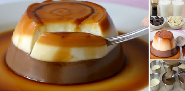 Que pinta tiene por favor!!!!! Lo Mejor FLAN de DOS Chocolates del mundo, Si te gusta dinos HOLA y dale a Me Gusta MIREN…