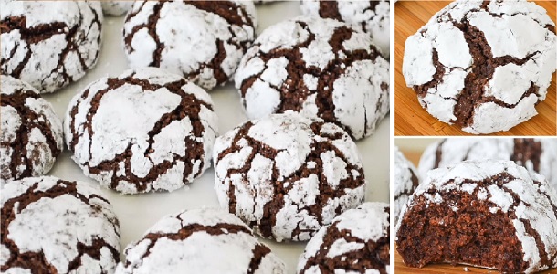 Cómo hacer Galletas Craqueladas de Chocolate, Si te gusta dinos HOLA y dale a Me Gusta MIREN…