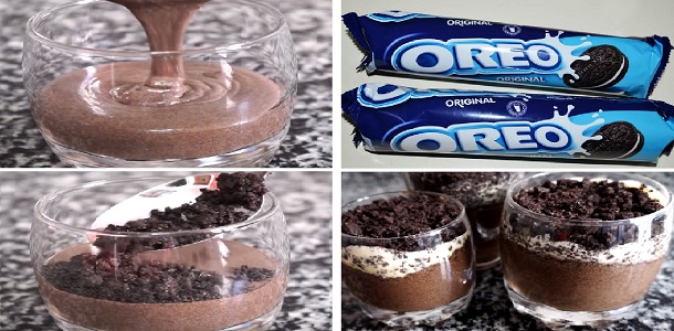 Postre de OREO en VASITOS con SOLO 3 INGREDIENTES!! ” By Cocina Internacional ” Si te gusta dinos HOLA y dale a Me Gusta MIREN …