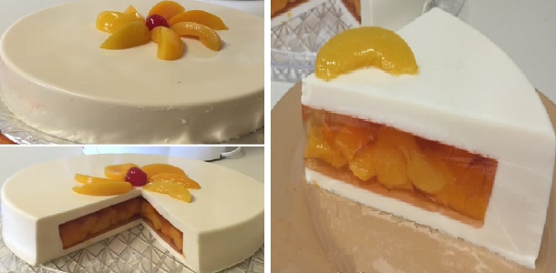 Gelatina de 3 Leches rellena de duraznos / Tres Leches JELLO with Peaches ” By Lizzy ” Si te gusta dinos HOLA y dale a Me Gusta MIREN…