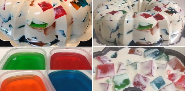 GELATINA DE MOSAICO con Queso Crema  ” By Lizzy ” Si te gusta dinos HOLA y dale a Me Gusta MIREN…