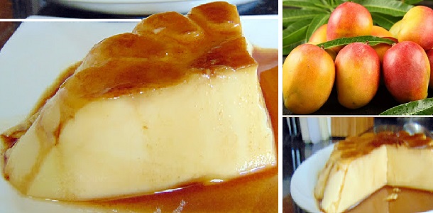 El postre preferido de muchos FLAN DE MANGO ( sin huevo y sin horno ). Si te gusta dinos HOLA y dale a Me Gusta MIREN…