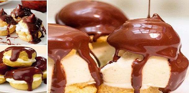 PROFITEROLES EXPLOSIÓN DE SABOR EN TU BOCA! Si te gusta dinos HOLA y dale a Me Gusta MIREN…