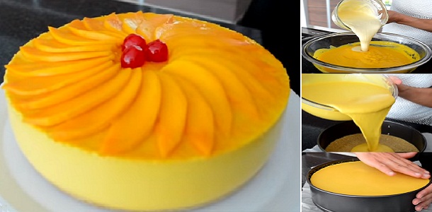 PAY DE MANGO SIN HORNO ” By Vicky Receta Facil ” Si te gusta dinos HOLA y dale a Me Gusta MIREN…