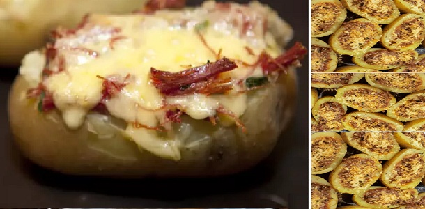 Patatas rellenas de carne. Receta súper fácil, Si te gusta dinos HOLA y dale a Me Gusta MIREN…