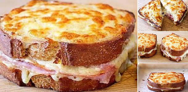 Sándwich croque monsieur (receta fácil y rápida) ” By  Recetas de Esbieta ” Si te gusta dinos HOLA y dale a Me Gusta MIREN…