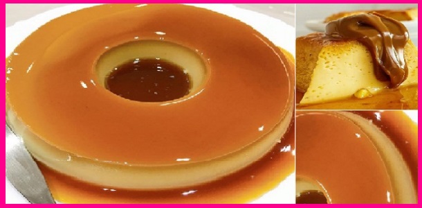 Les Comparto Mi Flan de huevo rápido y sin horno, postre con solo 3 ingredientes, Si te gusta dinos HOLA y dale a Me Gusta MIREN …